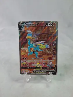 Pokemon TCG Machamp v Alternate Full Art Holo Card 172/189 Astral Radiance - Image 2
