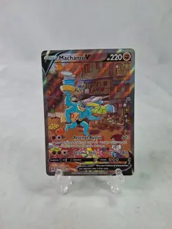 Pokemon TCG Machamp v Alternate Full Art Holo Card 172/189 Astral Radiance - Image 4
