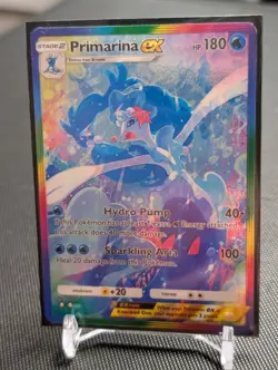 Primarina Ex Holo - Pokemon TCG Pocket Eevee Grove - Custom Card - Image 2