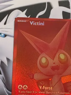 Victini 171/086 SV Black Bolt English Holo Fire Mythical Pokemon Card 2025 NM/M - Image 5