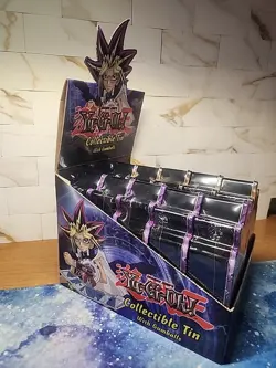Yu-Gi-Oh! 10 Collectible Tin Card Carrying Case W/Gumball Toy Site 2005 DISPLAY - Image 2