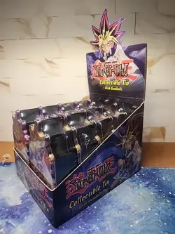 Yu-Gi-Oh! 10 Collectible Tin Card Carrying Case W/Gumball Toy Site 2005 DISPLAY - Image 4