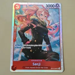 Sanji OP10-005 Foil Holo English SR Royal Blood One Piece Card Game Holo TCG CCG - Image 1