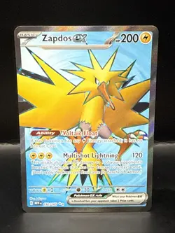 Pokemon Card - Zapdos ex Scarlet & Violet 151 192/165 Ultra Rare Full Art Holo - Image 1