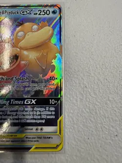 Pokemon Card Slowpoke & Psyduck GX 35/236 Unified Minds Holo Rare Near Mint - Image 2