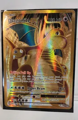 Pokemon Card Rare Dragonite EX 106/108 XY Evolutions Holo Full Art Ultra HP - Image 1