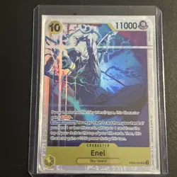 One Piece Card Game Enel Anime 25th Collection Super Rare Foil #EB02-052 - Image 1