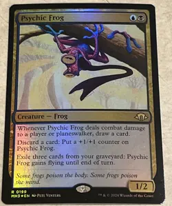 Psychic Frog X3 Magic the Gathering Modern Horizons 3 Regular Card - Image 1
