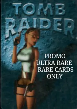 TOMB RAIDER CCG Promo - Ultra Rare- Rare Mixed Lot 59 Cards (some duplicates) - Image 1