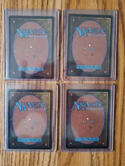 Magic The Gathering BETA Lot of Four (4) PLAINS Land Cards SEE PHOTOS AND READ - Image 2