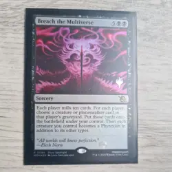 Breach The Multiverse Foil Sorcery Magic The Gathering Card - Image 1