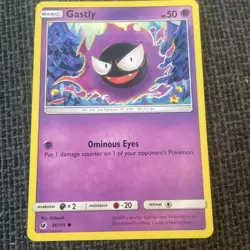 Gastly #36/111 SM: Crimson Invasion Common - Pokemon Card - Image 1