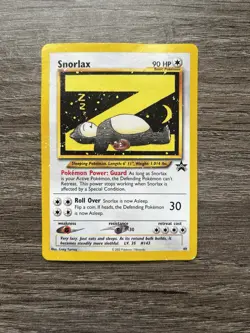 Pokemon TCG Snorlax Z Black Star Promo 49 WOTC 1999 Vintage Card Sleeping #49 - Image 1