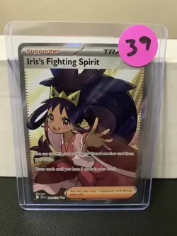 Pokemon TCG Iris's Fighting Spirit Journey Together Full Art Card 180/159 - Image 3