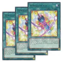 Yugioh - Pendulum Xyz x 3 - 1st Edition Rare NM - Plus Free Holographic Card - Image 1