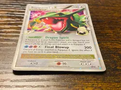 Rayquaza C Lv.X DP47 Black Star Promo Diamond & Pearl Holo Rare Pokemon Card PL! - Image 2