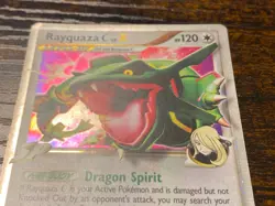 Rayquaza C Lv.X DP47 Black Star Promo Diamond & Pearl Holo Rare Pokemon Card PL! - Image 3