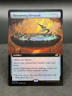 Thrumming Hivepool (Extended Art) -Foil Near Mint MTG Edge of Eternities - Image 1