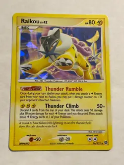 Raikou - (Cracked Ice Holo) 016/132 Miscellaneous Cards & Products Holo - Image 2