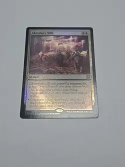Akroma's Will FOIL - Commander Legends (CMR) Magic the Gathering MTG - Image 1
