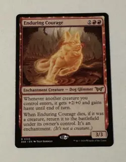 MTG Enduring Courage - Duskmourn: House of Horror LP - Image 1