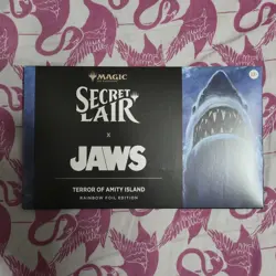 MTG Secret Lair x Jaws Terror of Amity Island RAINBOW FOIL Edition - Sealed - Image 1