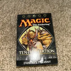 WOTC MTG Theme Decks Core Sets 10th Ed - Evincar's Tyranny SW (New) - Image 1