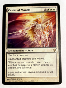 Celestial Mantle Zendikar Regular This is a beautiful near mint Must take a look - Image 1