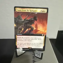 Taunt from the Rampart (Extended Art) Commander: the Lord of the Rings: Tales of - Image 1