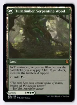 Turntimber Symbiosis NM* Zendikar Rising ENGLISH 215/280 mtg -UnltdCards - Image 2