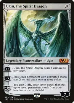 Ugin, the Spirit Dragon Core Set 2021 LP MTG - Image 1
