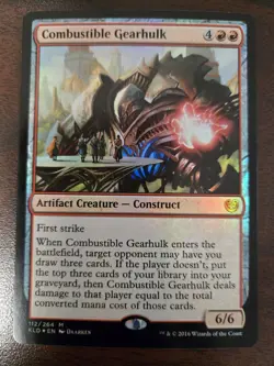 Combustible Gearhulk LP FOIL Kaladesh MTG FREE SHIPPING - Image 1