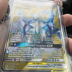 Pokemon - Arceus & Dialga & Palkia GX - Cosmic Eclipse - Full Art - 220/236 - NM - Image 2