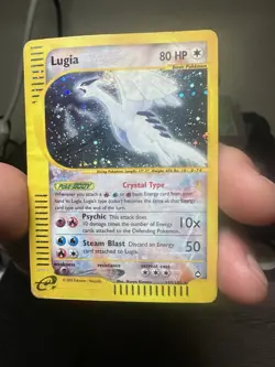 Pokemon Crystal Lugia 149/147 Aquapolis Damaged - Image 1