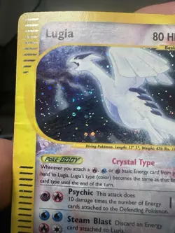 Pokemon Crystal Lugia 149/147 Aquapolis Damaged - Image 5
