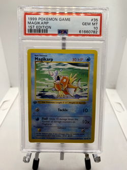 1999 Pokemon Game Magikarp 1st Edition PSA 10! - Image 1