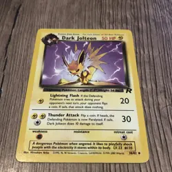 Dark Jolteon 38/82 Team Rocket Non Holo Pokemon TCG - Image 5