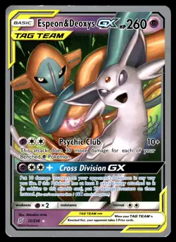 2019 Pokemon 2019 Worlds Perfection 72 Espeon & Deoxys GX NM - Image 1