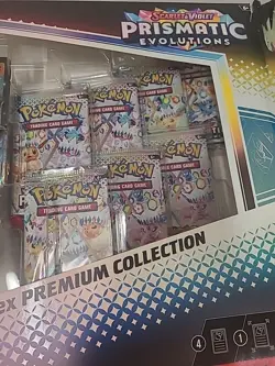 Pokemon Prismatic Evolutions Lucario & Tyranitar ex Premium Collection Box - Image 4