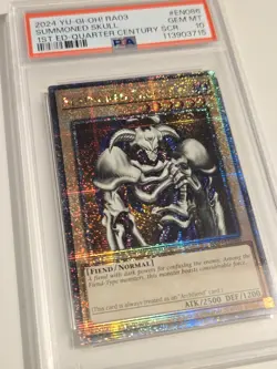 2024 YU-GI-OH! QUARTER CENTURY BONANZA Summoned Skull RA03-EN086 QCSR PSA 10 - Image 2