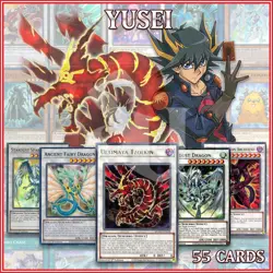 YUSEI DECK 50+ | Ultimaya Tzolkin Stardust Dragon Spark Synchron Hot Red YuGiOh - Image 1