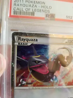 PSA 9 RAYQUAZA SL10 Shiny Secret Rare HGSS Call of Legends Pokemon Card Mint - Image 3