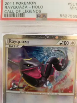 PSA 9 RAYQUAZA SL10 Shiny Secret Rare HGSS Call of Legends Pokemon Card Mint - Image 4