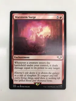 Warstorm Surge MTG Magic the Gathering Card NM Near Mint Warhammer 40K - Image 1