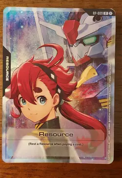 Gundam Card Resource Suletta Mercury Aerial RP-009 P Promo ENGLISH GENCON 2025 - Image 1