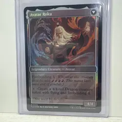 FOIL THE LEGEND OF ROKU Avatar: The Last Airbender TLA Magic MTG CARD In Hands - Image 2