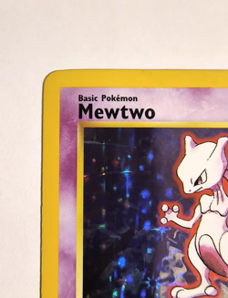 Pokemon Mewtwo TCG Base Set Holo Rare Card 10/102 MP Condition NEVER PLAYED - Image 4