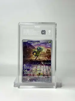 Teal Mask Ogerpon Black Star Promo 123 Twilight ETB Pokemon Card CGC 9 Mint - Image 1