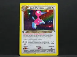1st Edition Dark Porygon2 8/105 - Neo Destiny Pokemon Card (Light Played) - Image 1