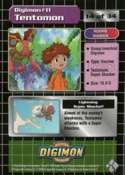 1999 Digimon Animated Series 1 Trading Cards - Lot Of 9 🎆 - Image 3